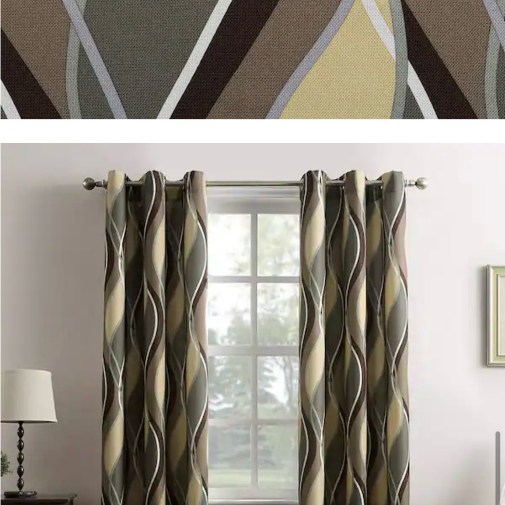 9 panels Lichtenberg No. 918 Panel 48x95 New modern curtains  Home Decor - Picture 2 of 5